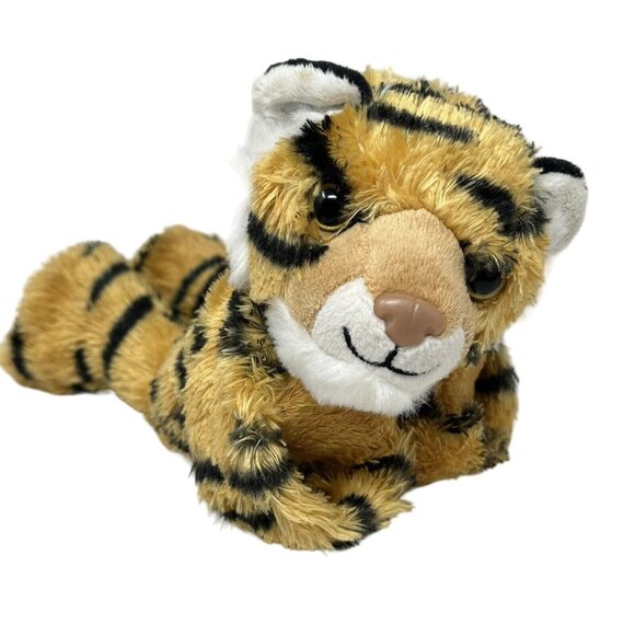 Wild Republic Monkey Island Tiger Plush Hugger Wrist Wrap 7 Inch - Picture 1 of 8